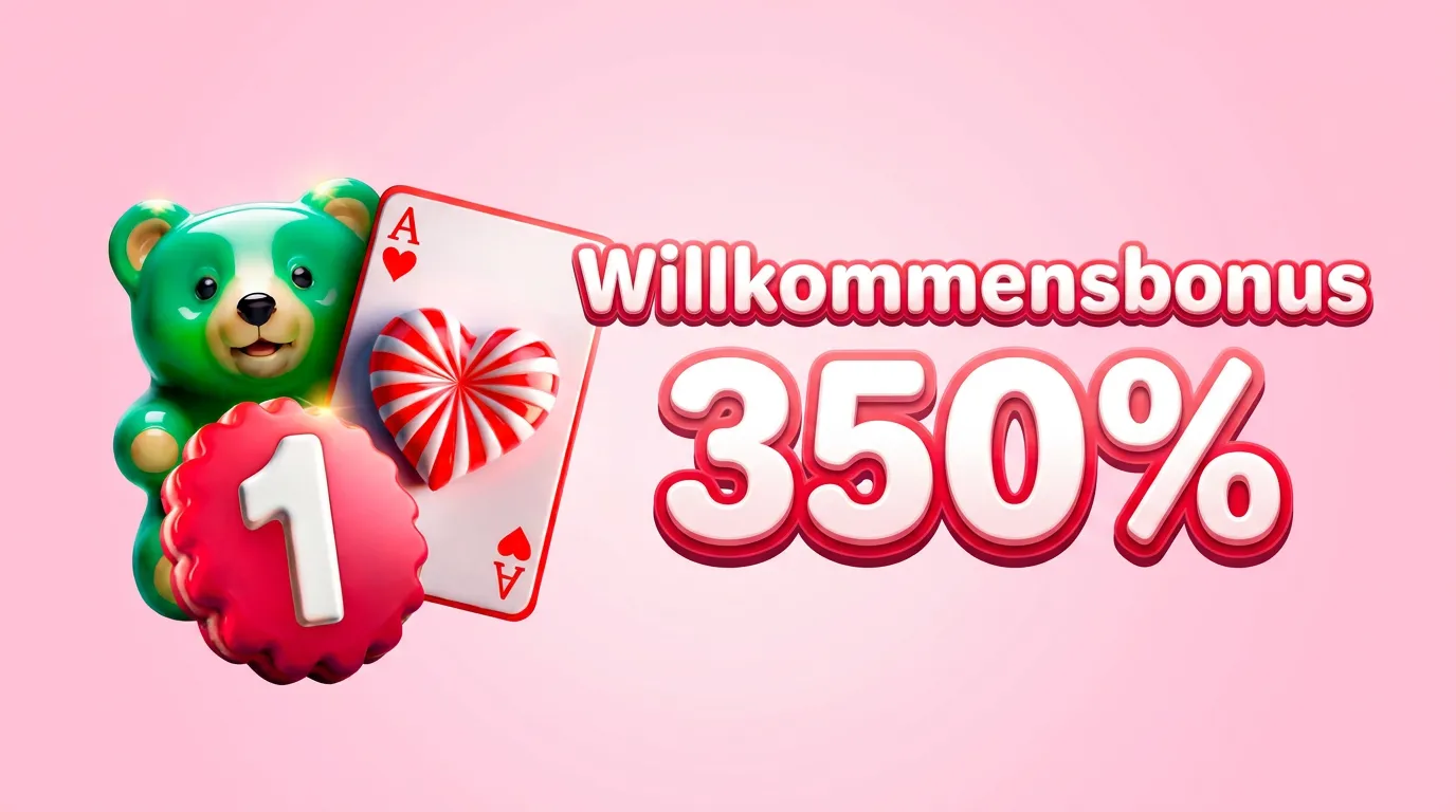 Willkommensbonus 350% bis zu 1.500 € + 200 FS + 1 Bonus Crab